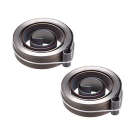 uxcell Drill Press Spring Drill Press Quill Feed Return Coil Spring Assembly Spring Steel Chemical Blackening Finish 1800mm Expand Long 59 X 16 X 0.7mm 2 Pcs