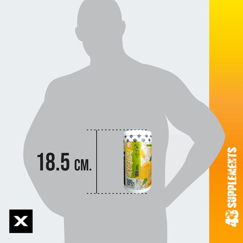 43 SUPPLEMENTS | CREATINA 500G | SABOR MANGO | Creatina