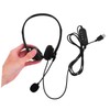 Mikinona Noise Cancelling Office Headphones with Microphone Comfortable Call Center