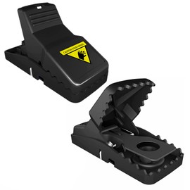 Green Haven 2 Pack Mouse Traps for Indoors and Outdoors - Quick Mouse Hunt - Rodent Catcher - Small Mice Trap for Warehouse & Kitchen - Highly Sensitive Mousetrap Catcher - Mouse Catcher