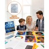 10 Pack Painting Supplies Kit, 12-Color Propylene Pigment Set with