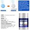 Uocasi Car Windshield Washer Tablets, Effervescent Multi-Functional for Windows, Screen,