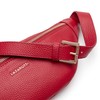 Lazarotti Bologna Women's Leather Belt Bag, Adjustable Shoulder Strap, Large