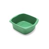Addis Large Rectauglar Washing Up Bowl, Jade Green, 9.5 LTR
