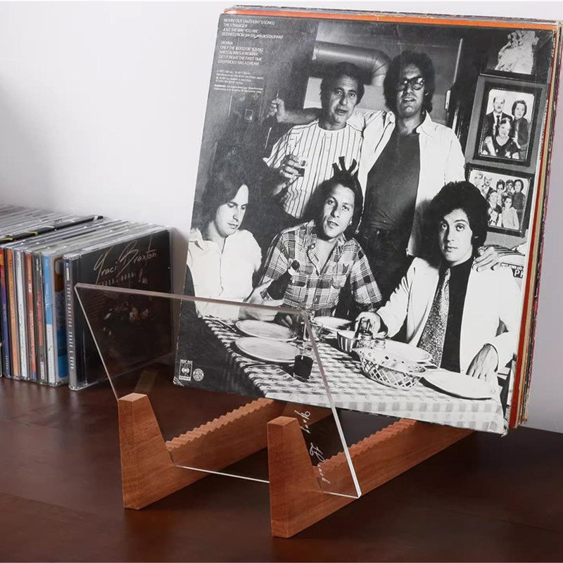 GBACHOOSE Pack of 2 Vinyl Record Storage for 50 LPs,