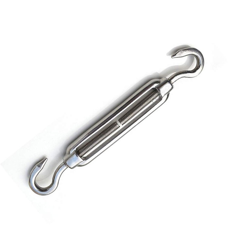 M6 Stainless Steel 304 Turnbuckle Double Hook Wire Tension Tensioner