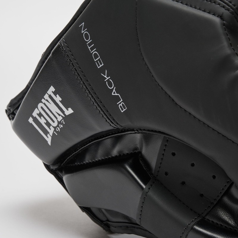 LEONE CS435 1947 Boxing Headgear, Unisex Black EDITION Protective Gear