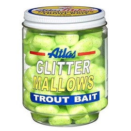 Atlas Mike's 32039 Glitter Mallows, Chartreuse/Garlic