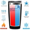 Lawn Mower White Edition Tumbler 20oz - Mowing the perfect