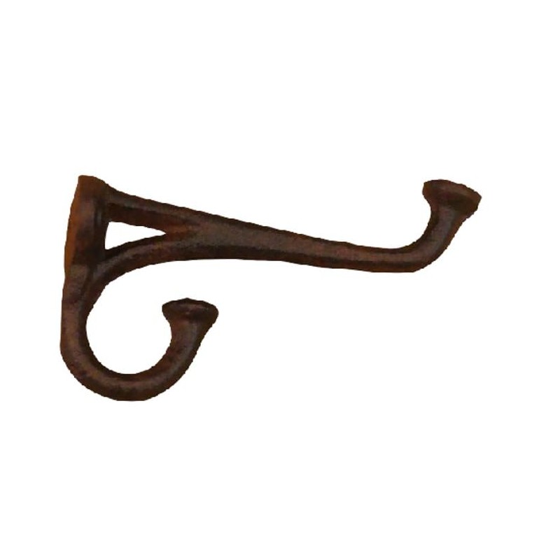 Midwest Craft House 8 Rustic Cast Iron Coat Hat Wall