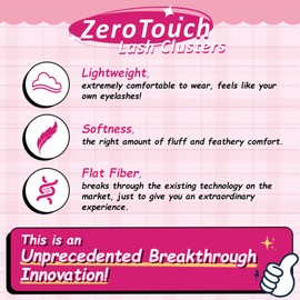 Lash Clusters, 120 Pcs Individual Cluster Lashes DIY Lash Extension Zero C-10-18mix Eyelash Clusters Volume Wispy Lashes Super Thin Band Reusable Soft & Comfortable(Featherlight-C-10-18 mix)