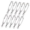 10 Set 3.8 X 150mm Fishing Snap Swivel 304 Stainless