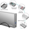 TEKERA Hard Drive Enclosure,USB 3.0 / USB C to SATA