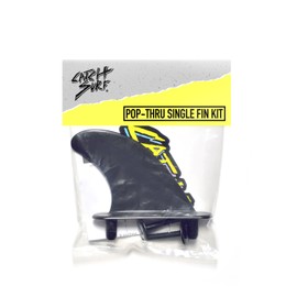 Catch Surf Single Fin Kit- Popthru, Black