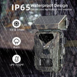1080P Camera IP65 2.0in Wildlife Camera with Nigh Vision 0.45S Trigger Time for Outdoor