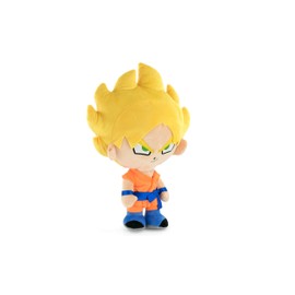 Play by Play Dragon Ball Super Protagonists Plushies, Goku, Piccolo, Vegeta, Beerus, Majin Buu - Super Soft Quality (23-27cm, Goku Super Saiyan)