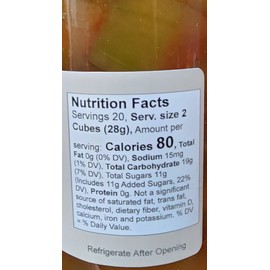 Watermelon Rind Pickled 1-20 oz. Jar