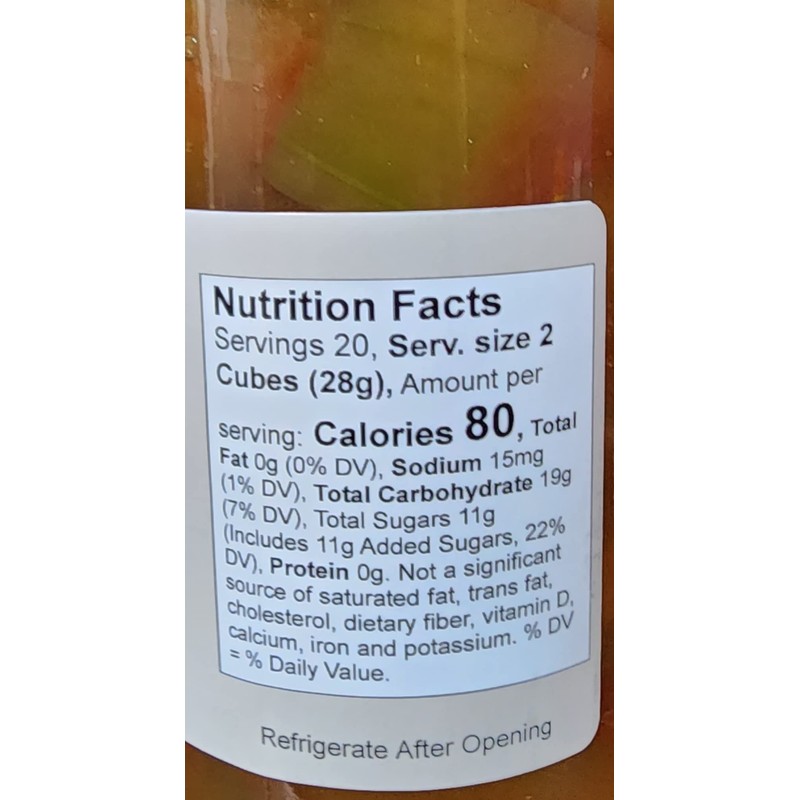 Watermelon Rind Pickled 1-20 oz. Jar