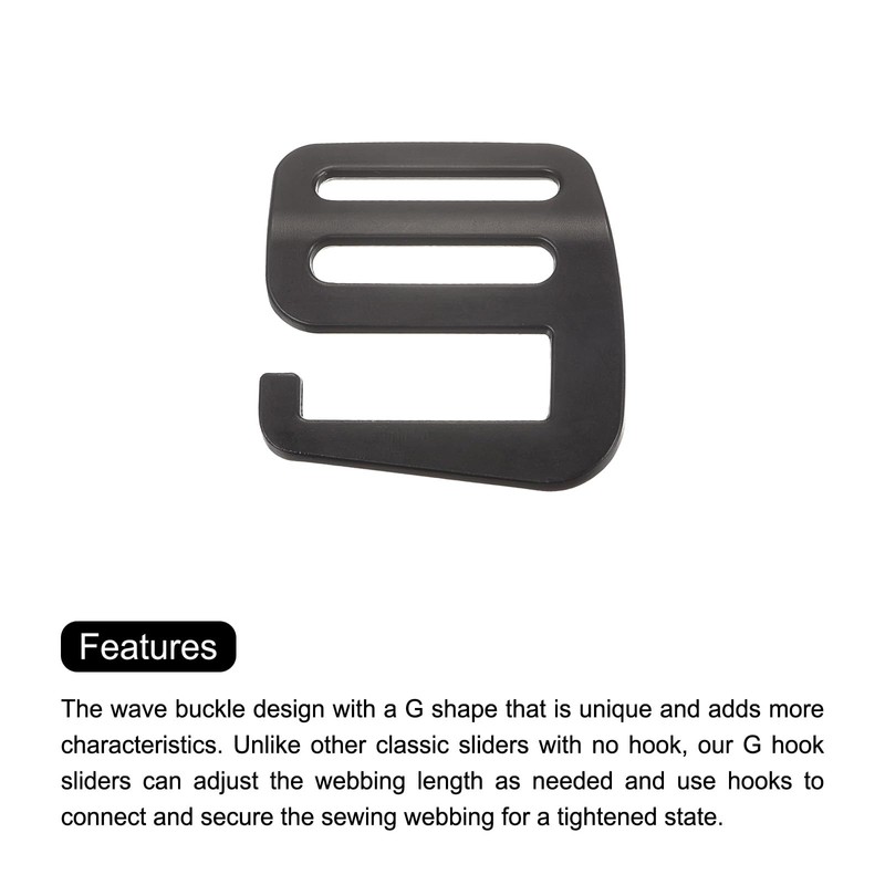 sourcing map Pack of 8 Metal Webbing Strap 0.98 Inches