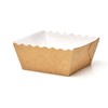 Bakery Direct Square Mini Loaf Card Disposable Baking Moulds/Cases (200)