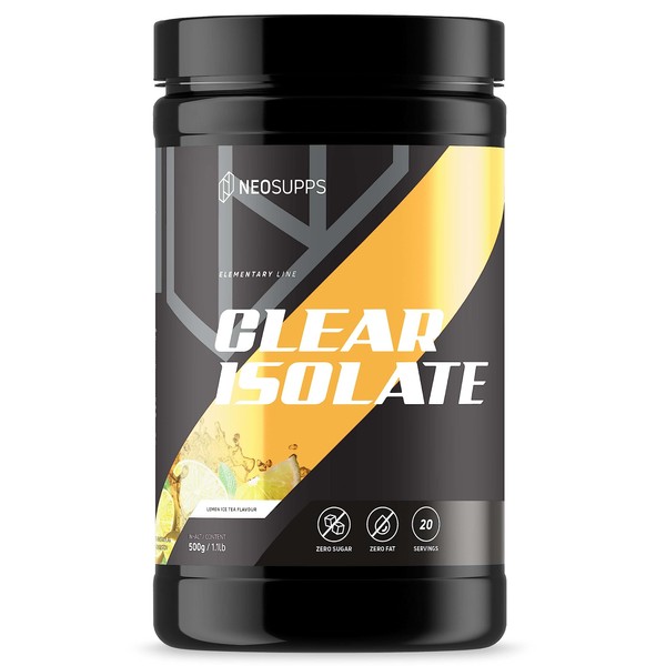 NEOSUPPS Clear Whey Isolate Geschmack: Lemon Ice Tea | Leichtes