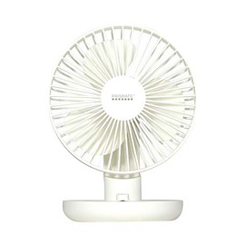 PRISMATE PR-F041 Cordless Mini Living Fan Stepless Air Flow Control (WH)(White)