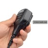 HYS Shoulder Speaker Mic with with 3.5mm Audio Jack, Law