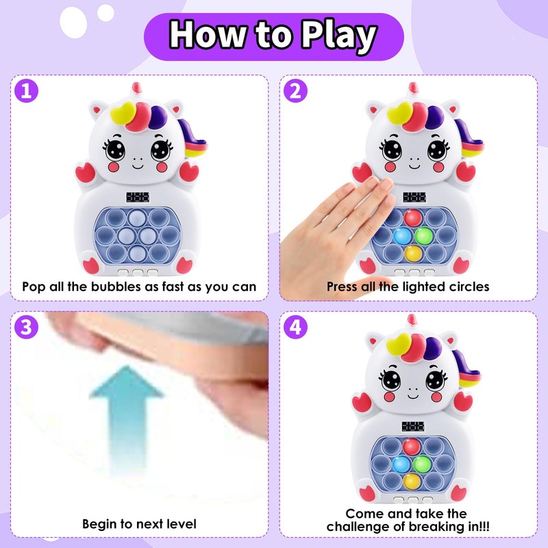 Zoriwn Pop It Game, Pop It Toy Game for Children
