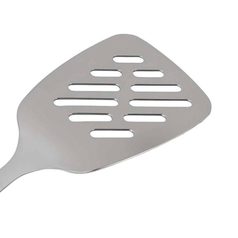 Cooking Spoon Rustproof Smoothly 304 Stainless Steel Spatula Skid Resistant