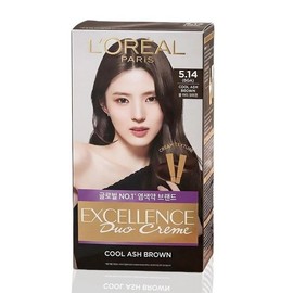 로레알파리 L'Oreal Paris Excellence Duo Cream 5.14 Cool Ash Brown / 로레알파리 엑셀랑스 듀오크림 5.14쿨 애쉬 브라운