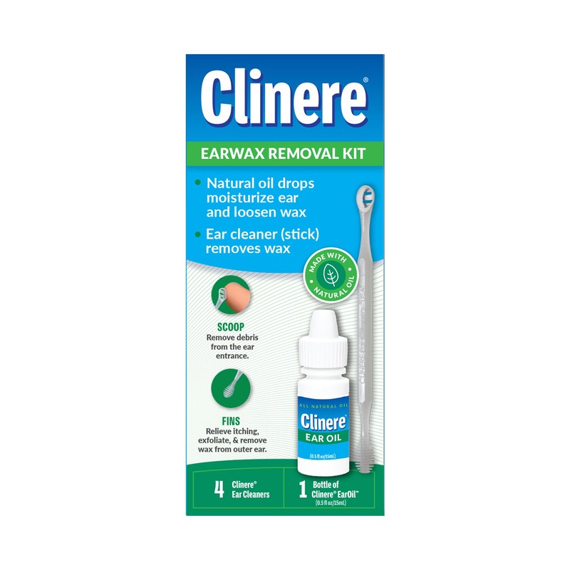 Clinere Ear Oil Conditioner & Ear Cleaners Cleaning Care Kit,