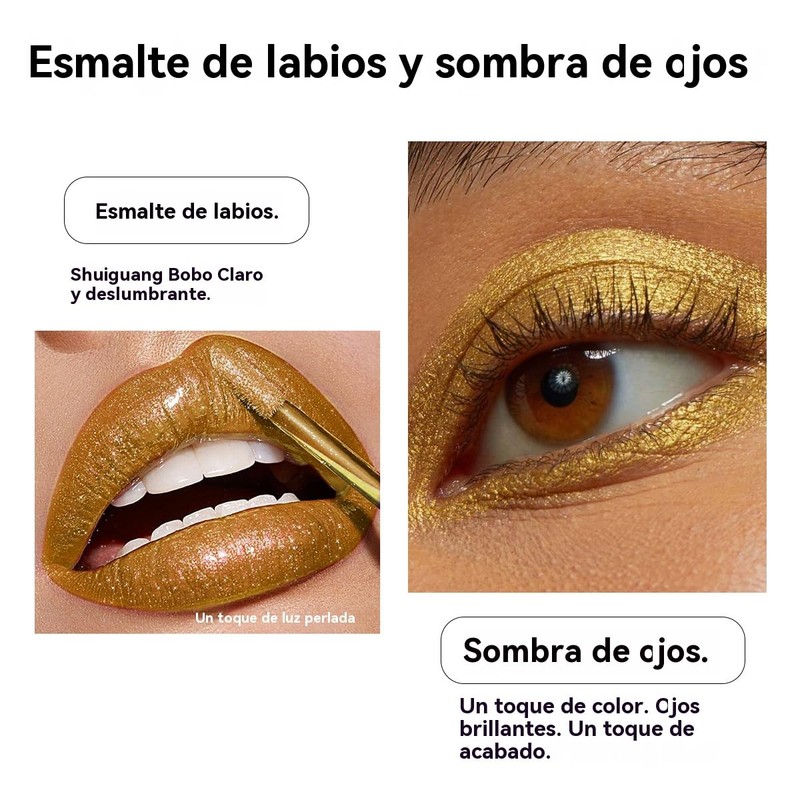 MAFFICK de Maquillaje Brillante, Brillo Labial y Sombra de Ojos