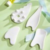 Ceramic Micro Crystal Facial Beauty Plate Head Eye Gua Sha Massage Stick Face & Head 10ea