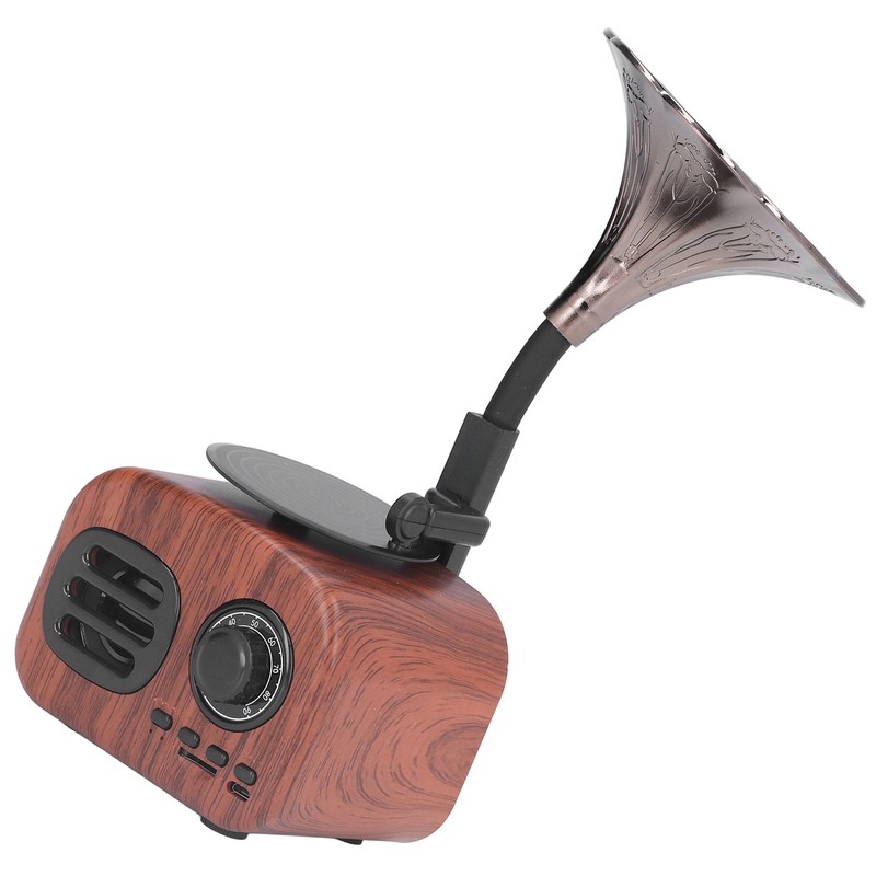 Vintage Wireless Speaker 5W USB Rechargeable Retro Bluetooth Speaker for