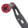 85MM Fishing Reel Handle Grip Carbon Metal Baitcasting Reel Left