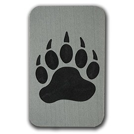 ToeJamR Snowboard Stomp Pad - Black Bear PAW PAD - Gray