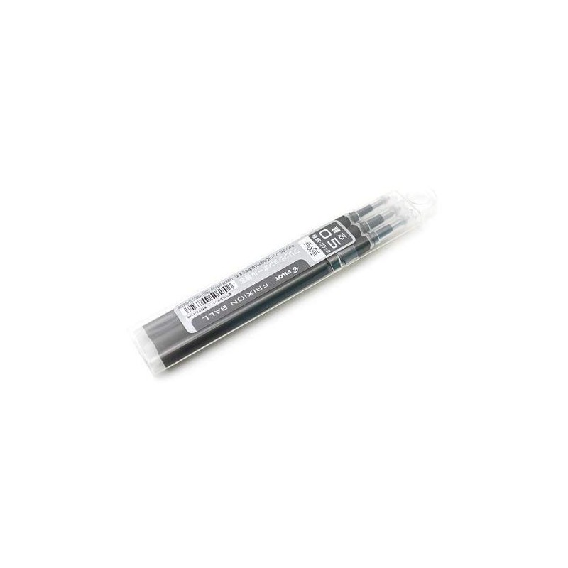 Pilot LFBKRF30EF3B FriXion Ball Knock Ballpoint Pen Refills, 0.5mm, 3