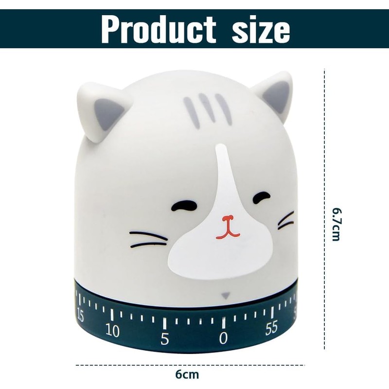 yotutun Kitchen Timer, Mechanical Egg Timer, 60 Minutes Timer for