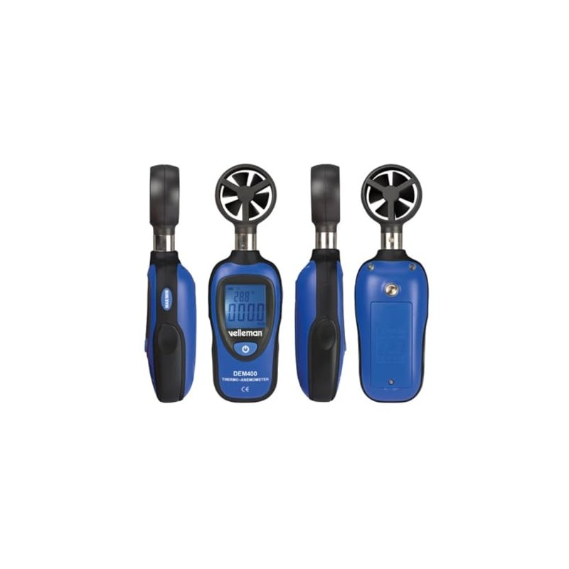VELLEMAN - DEM400 Mini Thermometer / Digital Anemometer - 169676