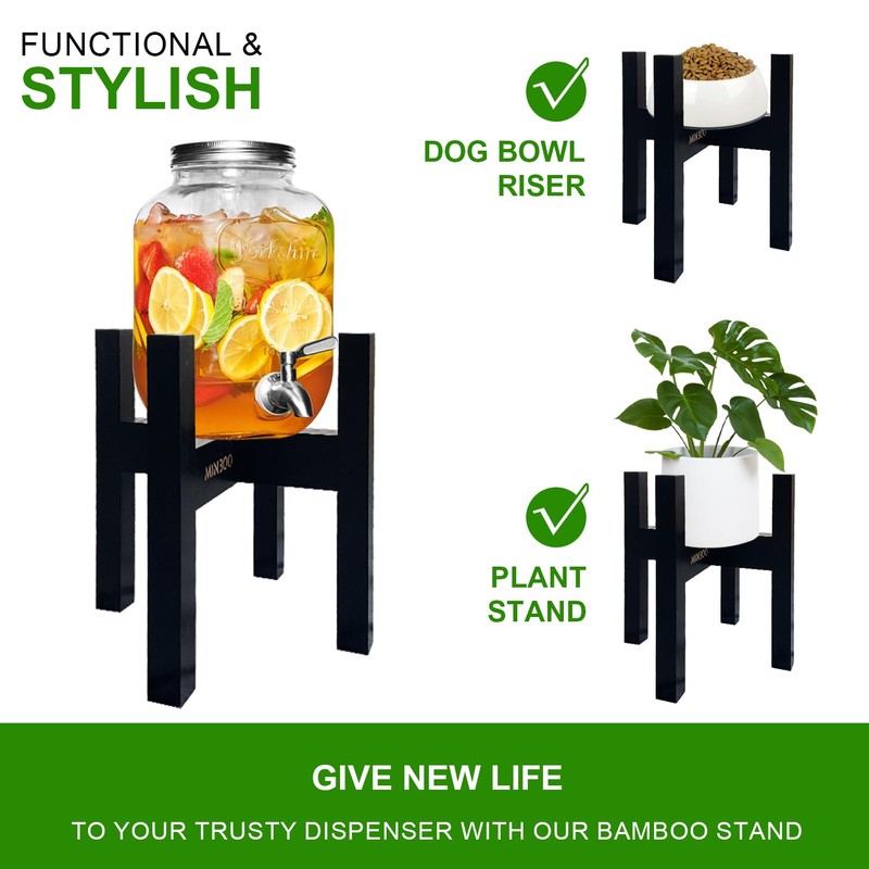Adjustable Drink Dispenser Holder - Stand for 6-11" Dispenser, Fits