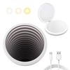 Infinity Mirror 3 Color LED Rechargeable Daily Outdoor Makeup Touch