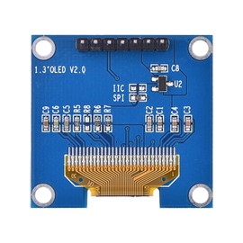 OLED Module, 1.3 Inches OLED Display, High Resolution for OLED Screen Arduino Project