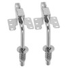 OSALADI 2pcs Sofa Adjuster Couch Headrest Hinges Adjustable Degree Hinge