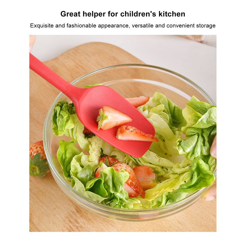 19PCS Kids Baking Set Silicone Nonstick Safe Spatula Brush Whisk