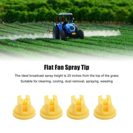 Haofy 20 Pcs Flat Fan Spray Tip, Uniform Spray Distribution 110 Degree Agricultural Sprayer Atomizing Nozzle for Agricultural Equipment Spray, Cooling, Dedusting (02)