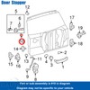 OAUTOO 10pcs Back Door Lower Stopper Clip 67282-0R010, 67282-46010 for