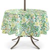 UMINEUX Outdoor Tablecloth with Umbrella Hole and Zipper, Spring/Summer Waterproof