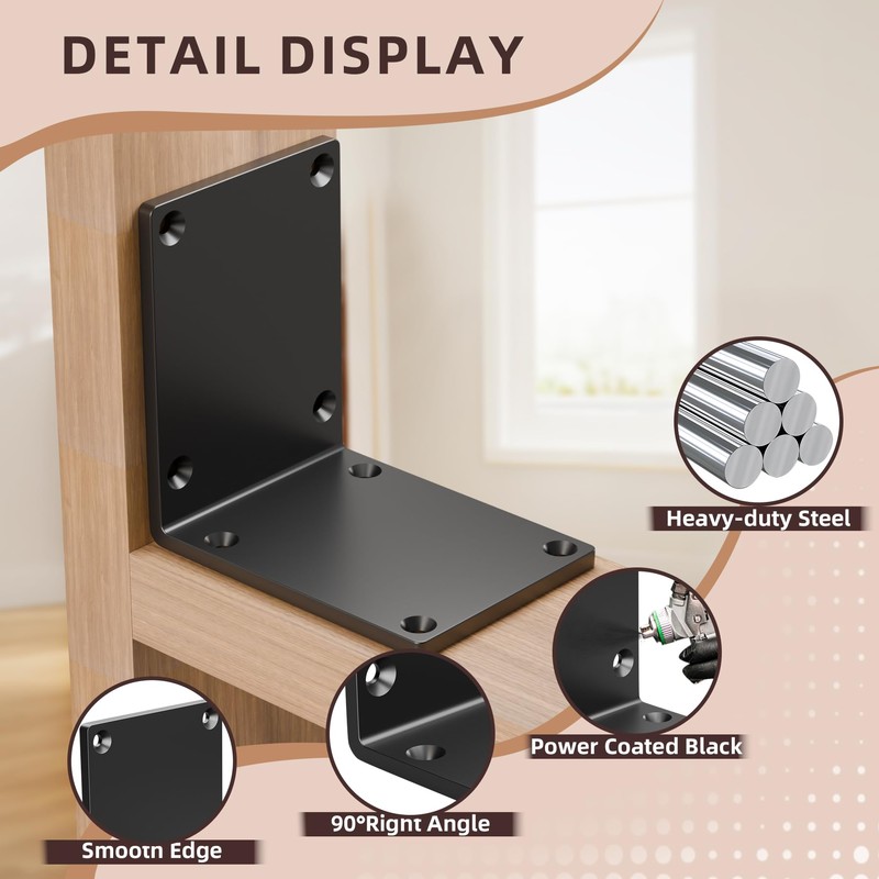 Dabolang 2 Pcs 8" X 8" X 5" Heavy Duty