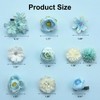 21Pcs Boho Flower Hair Clips Floral Barrettes for Bride Wedding
