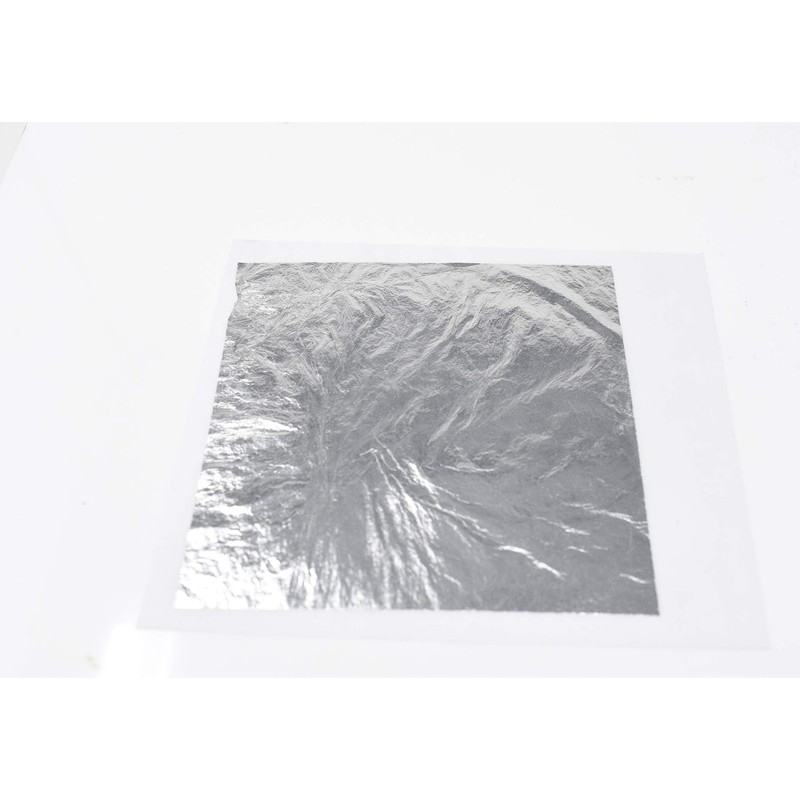 Silver Leaf Hard Press, by Slofoodgroup (25 sheets edible silver